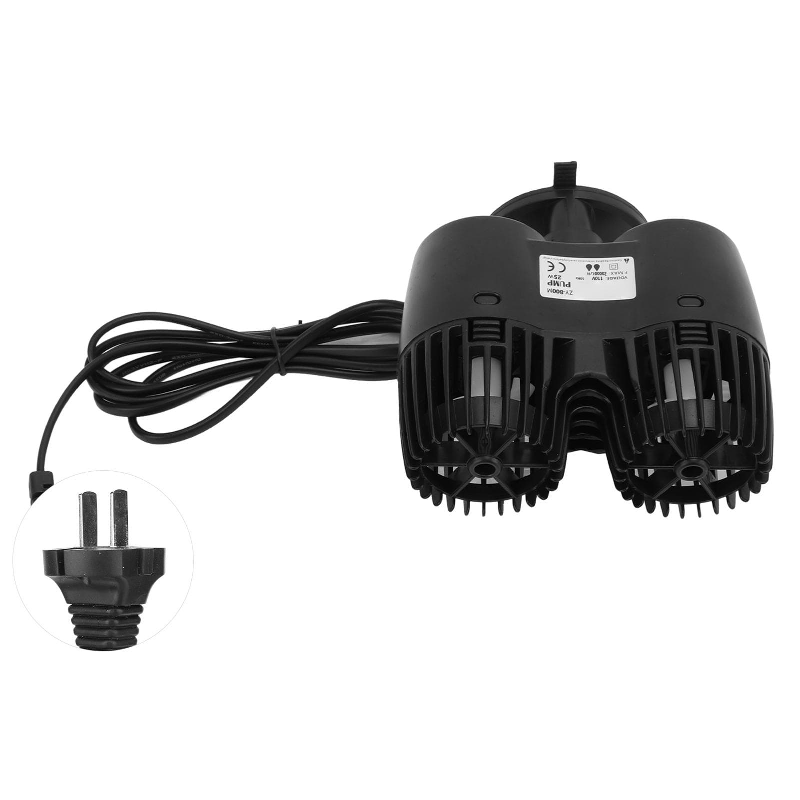 Aquarium Wavemaker Pump 360 degrees  Adjustable Reversal Free Fish Tank Circulation Pump for Freshwater
