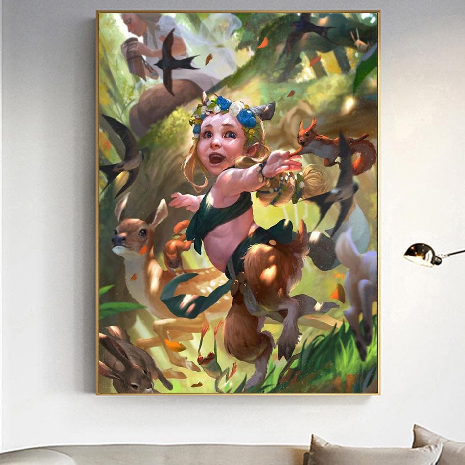 DINGPU DIY 5D Diamond Painting Forest Diamond Embroidery Cross Stitch Full Round Drill Art Wall Home Decor Gift 20X30CM