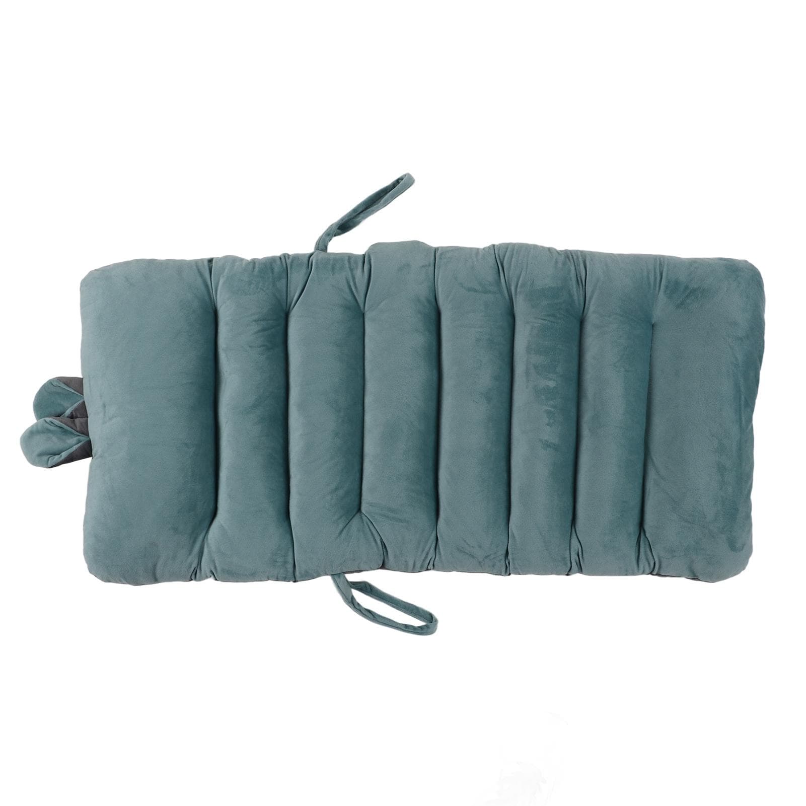 Integrated Recliner Backrest Cushion Plush PP Cotton Back Support Office Chair Sofa CushionBlue