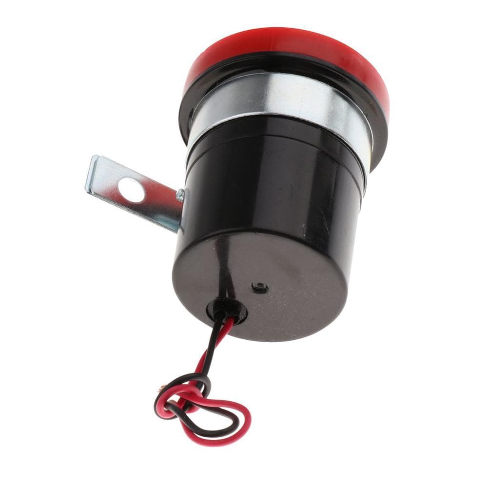 12V Reversing Alarm Back Up Horn Reverse Siren Beeper Buzzer Warning Alert for Vehicle Autos Trucks red