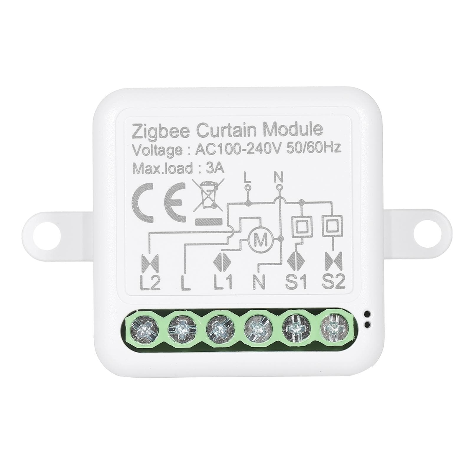 Zigbee 3.0 Mini Smart Relay WiFi Switch 1 Way DIY Smart Light Switch Module Smart Life App 1CH Smart Module white