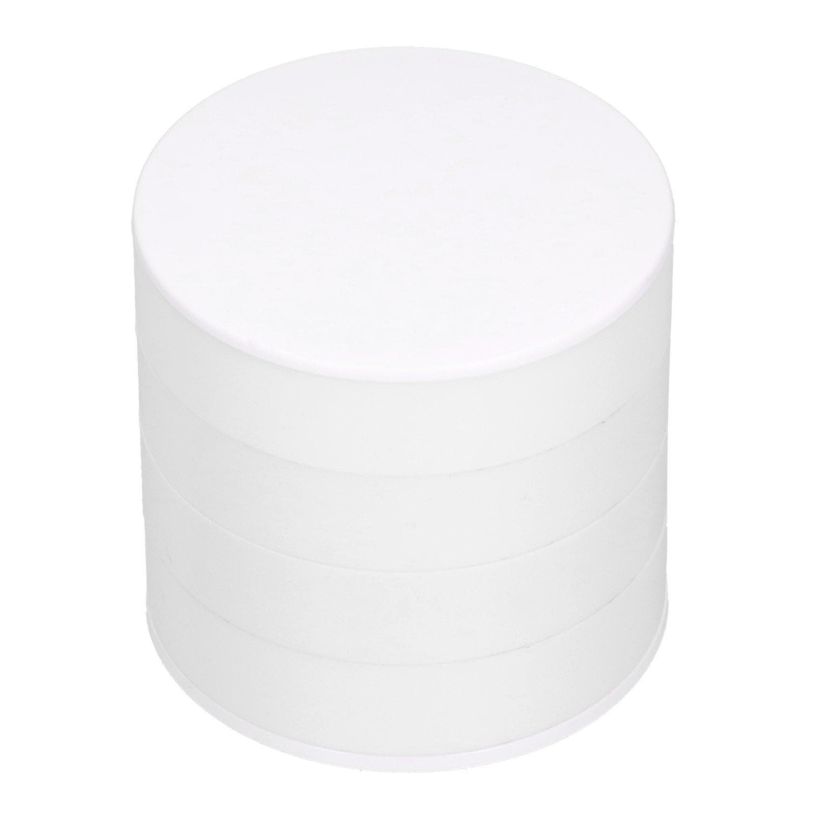 MultiLayer Jewelry Box Dustproof Rotating Storage Container Organizer for Ornaments(Pink 4-Layer) 4 Layers Size: 26x26x54cm / 10.24x10.24x21.26in white