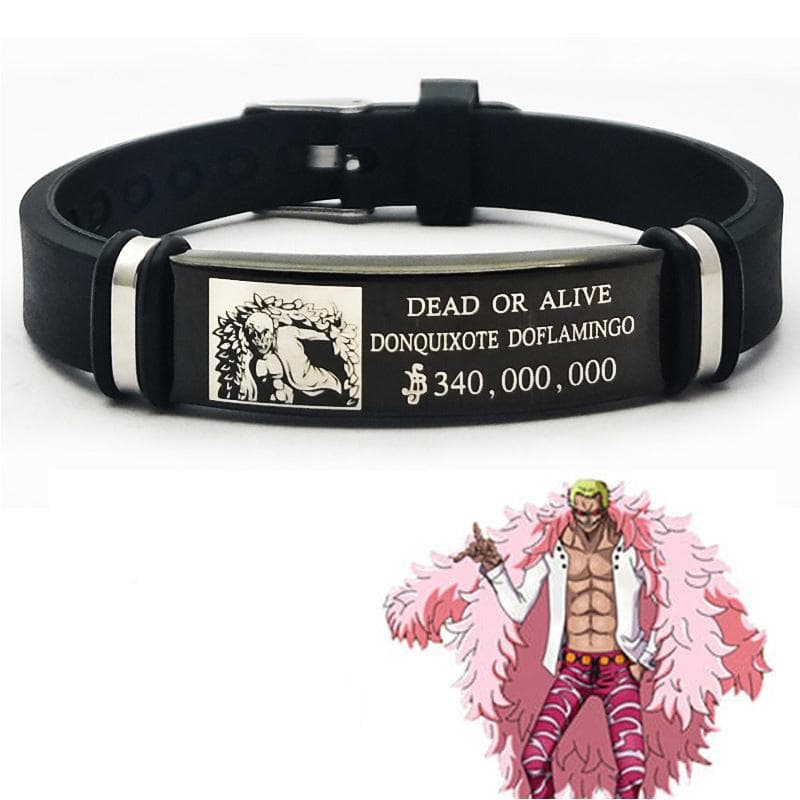Peripheral Luffy Zoro The Same Creative One Piece Bracelet Wrist Strap wanted Cartoon Gifts Jewelry Accessories Cosplay For Women Men