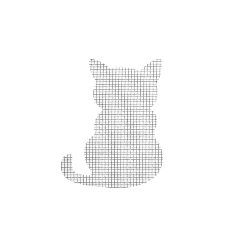 10Pcs Self-Adhesive Cartoon Window Door Mesh Repair Patch Household Anti-Mosquito Net Screen Sticker For Fixing Holes cat
