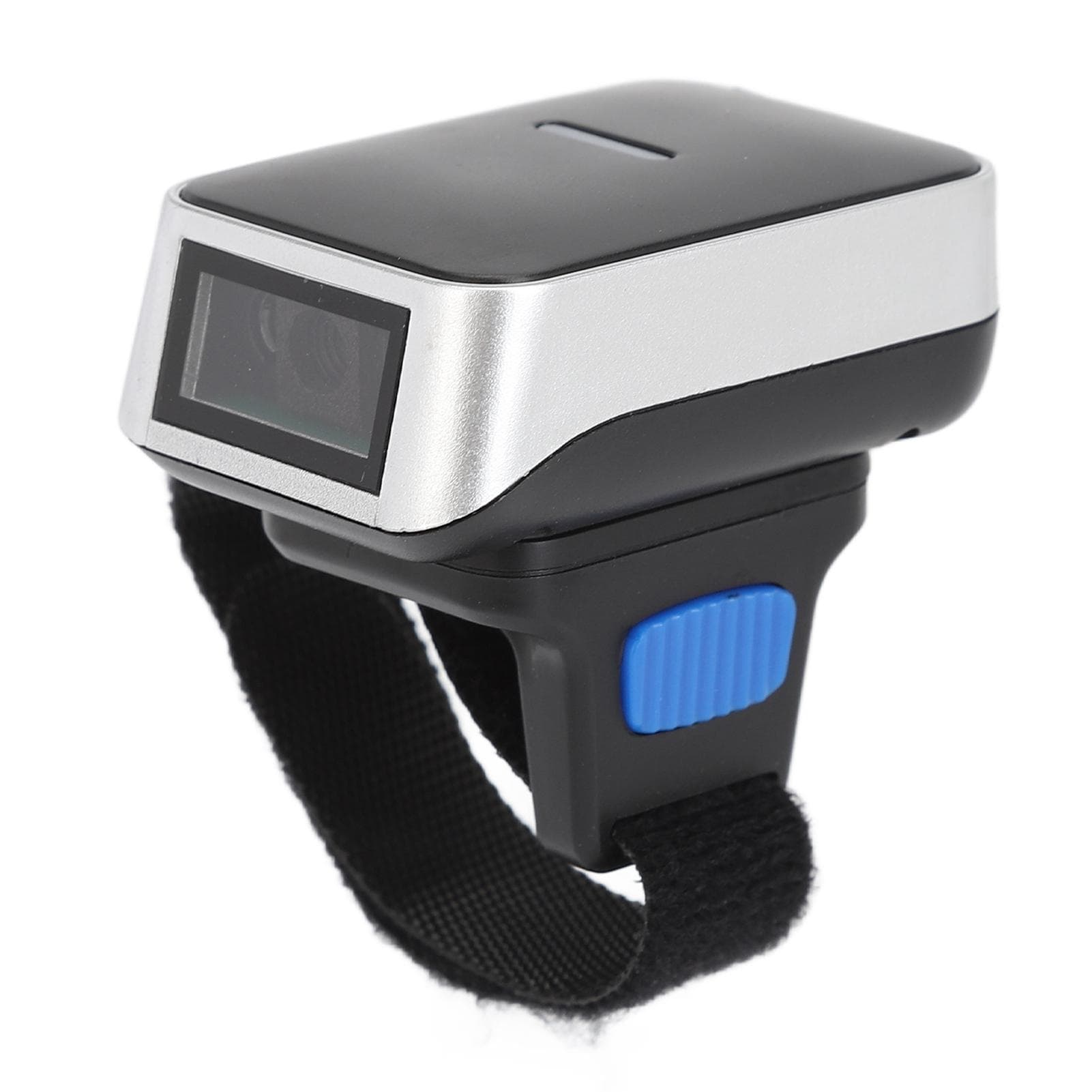 Ring Barcode Scanner 1D 2D QR Wireless Rotatable Instant Upload Storage Wearable Barcode Reader for
