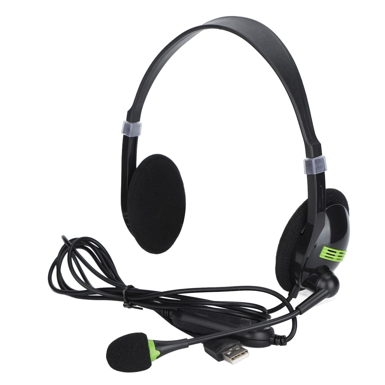 SY440MV Wired Headset 3.5mmUSB Customer Service Over Ear Headphones with Noise Cancelling