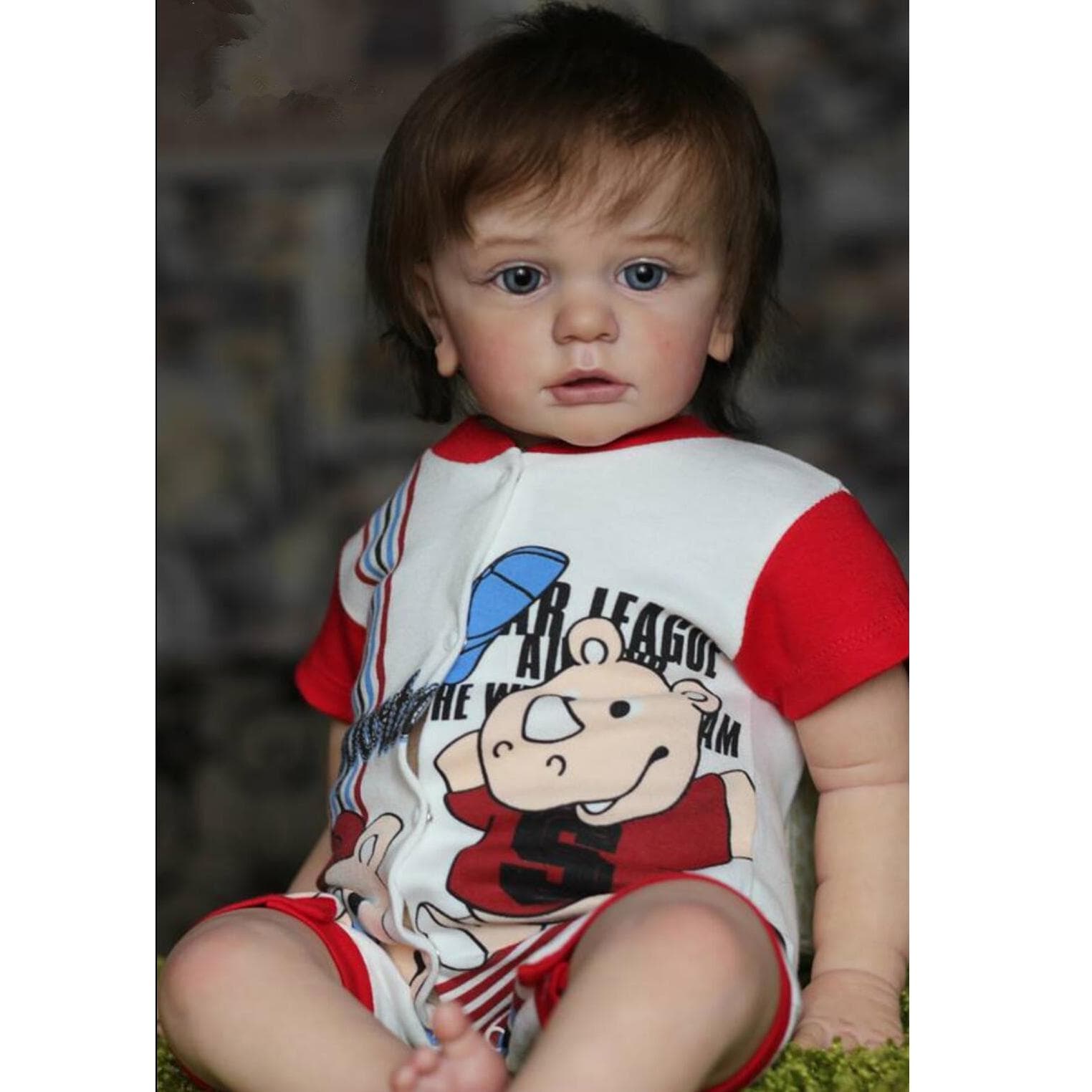 BZDOLL 60 CM Real Touch 3D-Paint Skin Tone Silicone Reborn Toddler Baby Boy For Girl Finished Doll Cloth Body Realistic 24 Inch Bebe 60cm 3D-paint Skin Doll