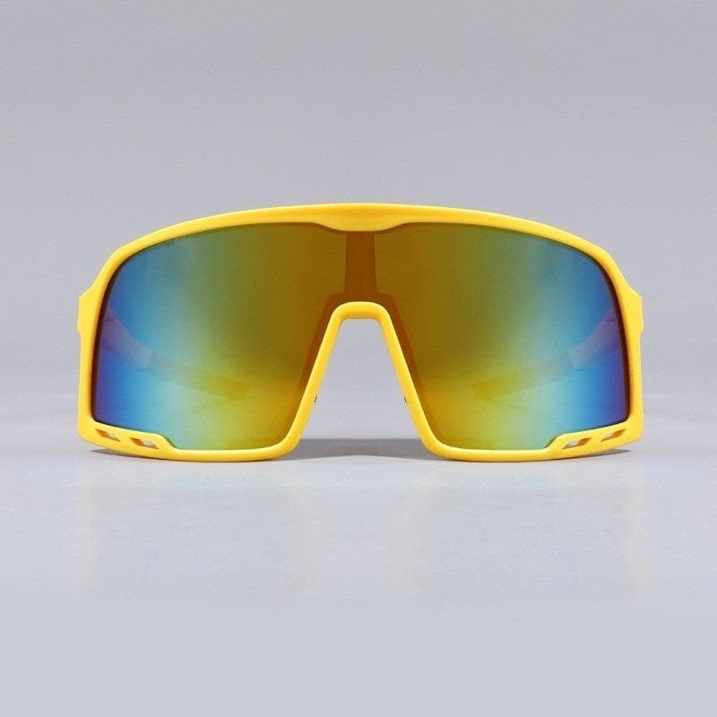UV400 Cycling Sunglasses for Men Big Frame Square Bike Shades Outdoor Sports Bicycle Glasses Male Goggles