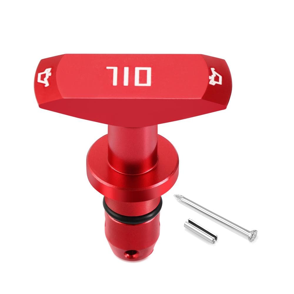 Aluminum Alloy Oil Dipstick Pull Handle for Toyota Camry RAV4 Prado Corolla YARIS KIA Rio Sorento Sportage K2 K3 K5 red