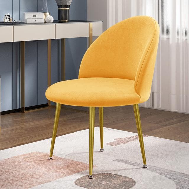 Velvet Duckbill Chair Cover 1 /2 /4 /6pcs Curved Back Chair Covers Low Back Seat Slipcover Hotel Bar Office Home Decor 1 Pc gold
