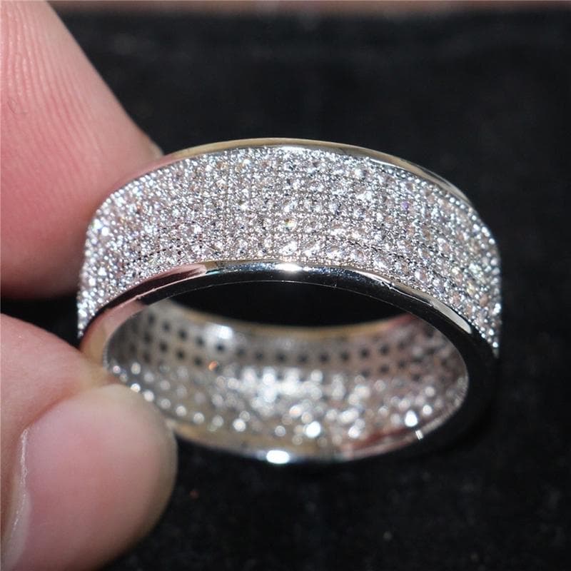 Couple Valentine's Day Ring Gift Simple Elegant Ring Jewelry 12.0