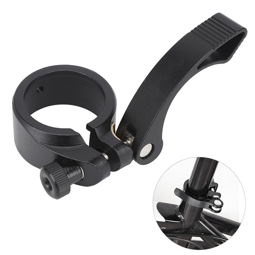 3PCS 40mm Aluminum Alloy Black Lightweight Bike Quick Release Seatpost Clamp Bicycle Accessory