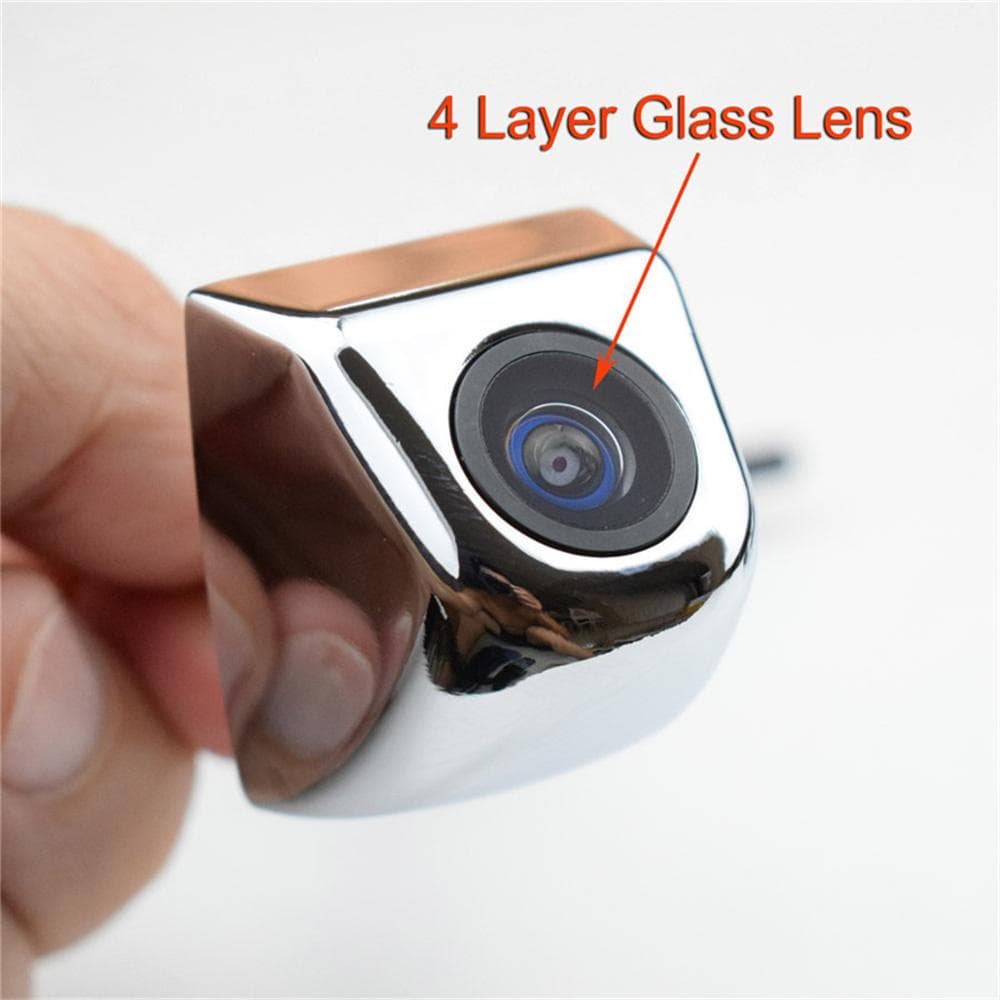 170° HD Car Front View Backup Parking Assistance Reversing Camera Kit Silver