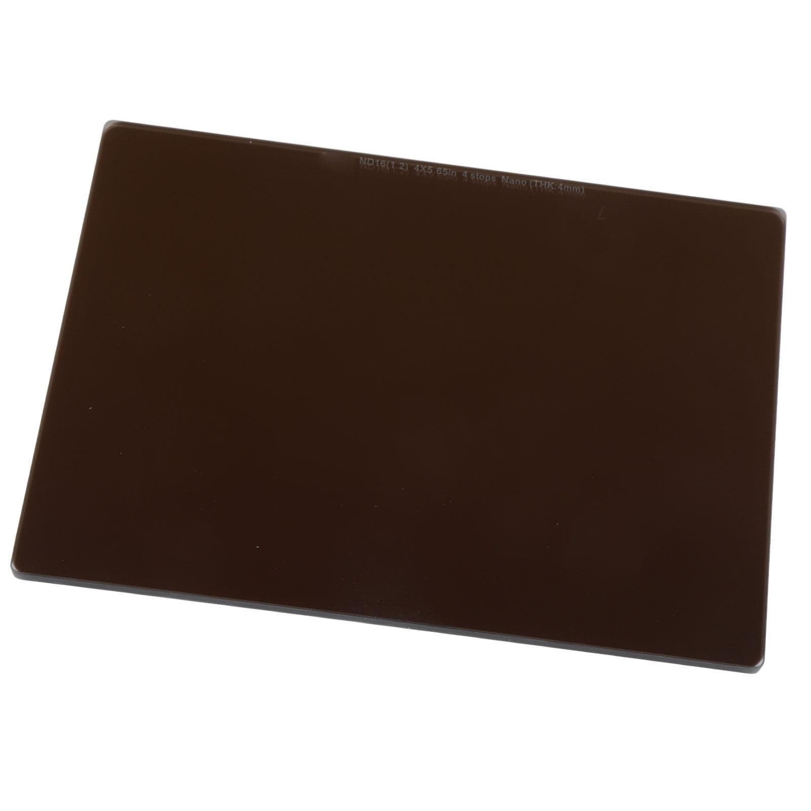 Square ND Filter 4x5.65in Cinema Neutral Density Filter Compatible with Matte Box Filter Frame Dual ND16