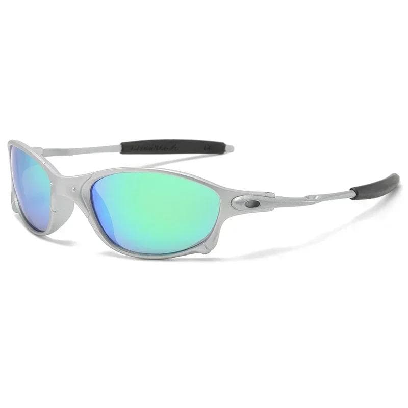 UV400 Gradient Lenses Punk Sunglasses for Men Futuristic Street Fashion Trend Neutral Outdoor Glasses