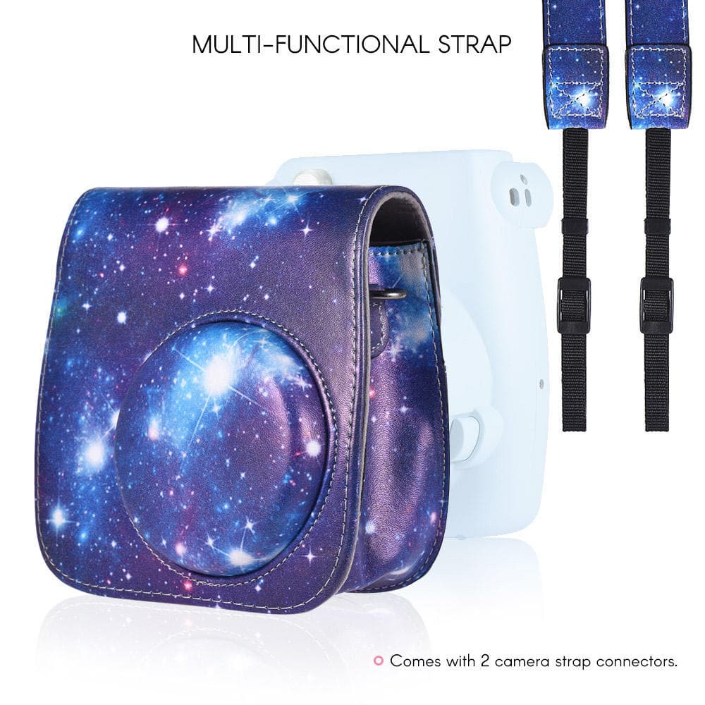 Camera Peach Blossom Backpack Case Pouch Protect For Instax Fujifilm 8/8s/9 multicolour