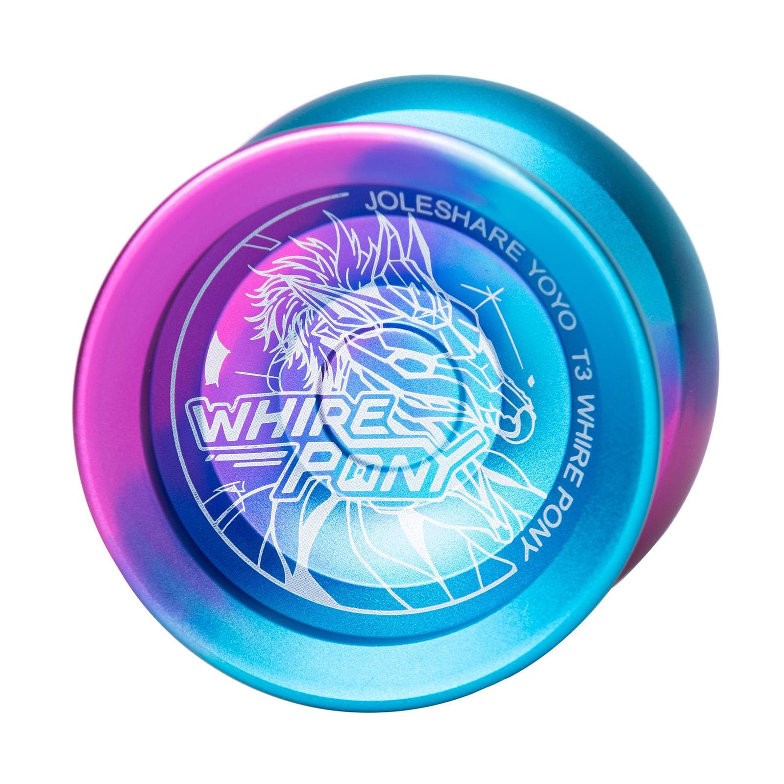 Enjoy Yo-Yo Ball Metal Yo-Yo Professional Competition Yoyo pink/navy blue