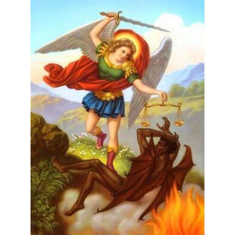 5D DIY Full Round Religion Angel DIY 5D Diamond Mosaic Diamond Painting Cross Stitch 20X30CM