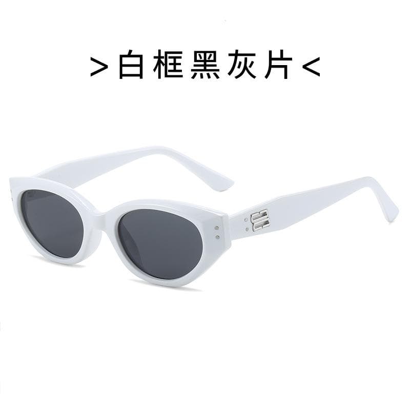 Rivets Decoration Sunglasses Women Cat Eye Shape UV Protection High Quality Female Sun Glass Fashion Accessories