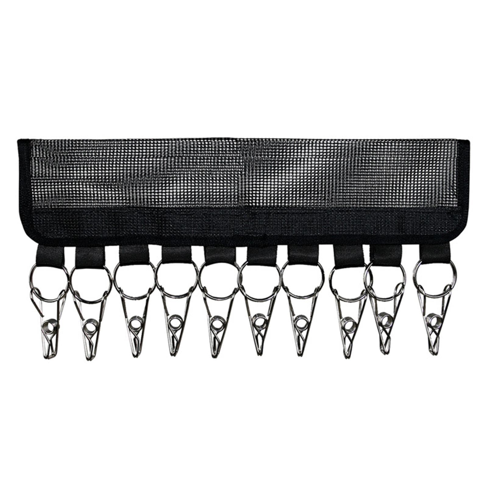 Cap Organizer Hanger with 10 Clips Hat Holder Hat Organizer Baseball Cap Storage Rack for Hat black
