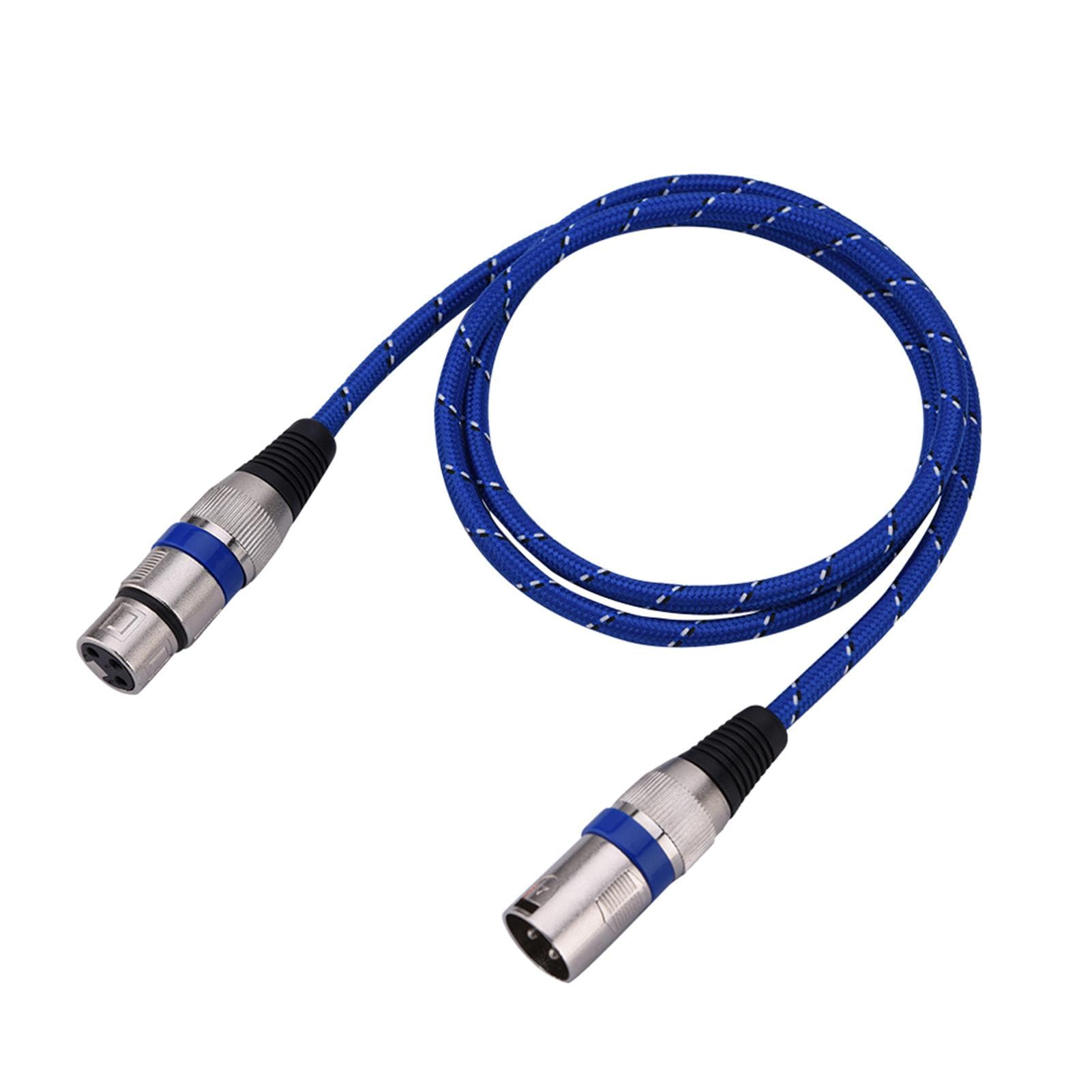 XLR Male to Female Plug Balance 3pin Microphone MIC Audio Cable 1meter