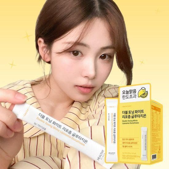 [Minseo PICK] Healthy Place Double Toning White Liposome Glutathione 30 Packets