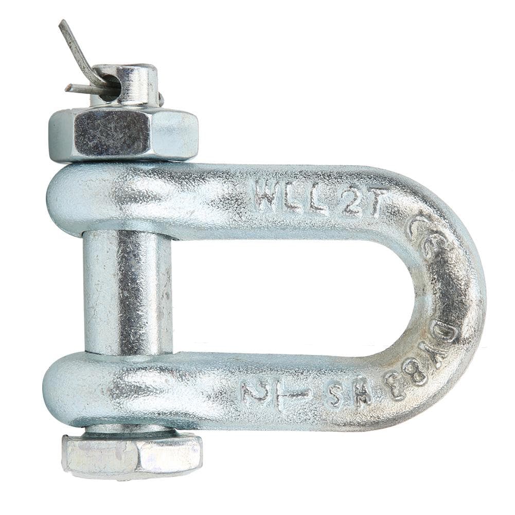 Anchor Shackle Heavy Duty Alloy Steel Galvanized Bow Type with Nut Lifting Machine Parts2pcs 2T