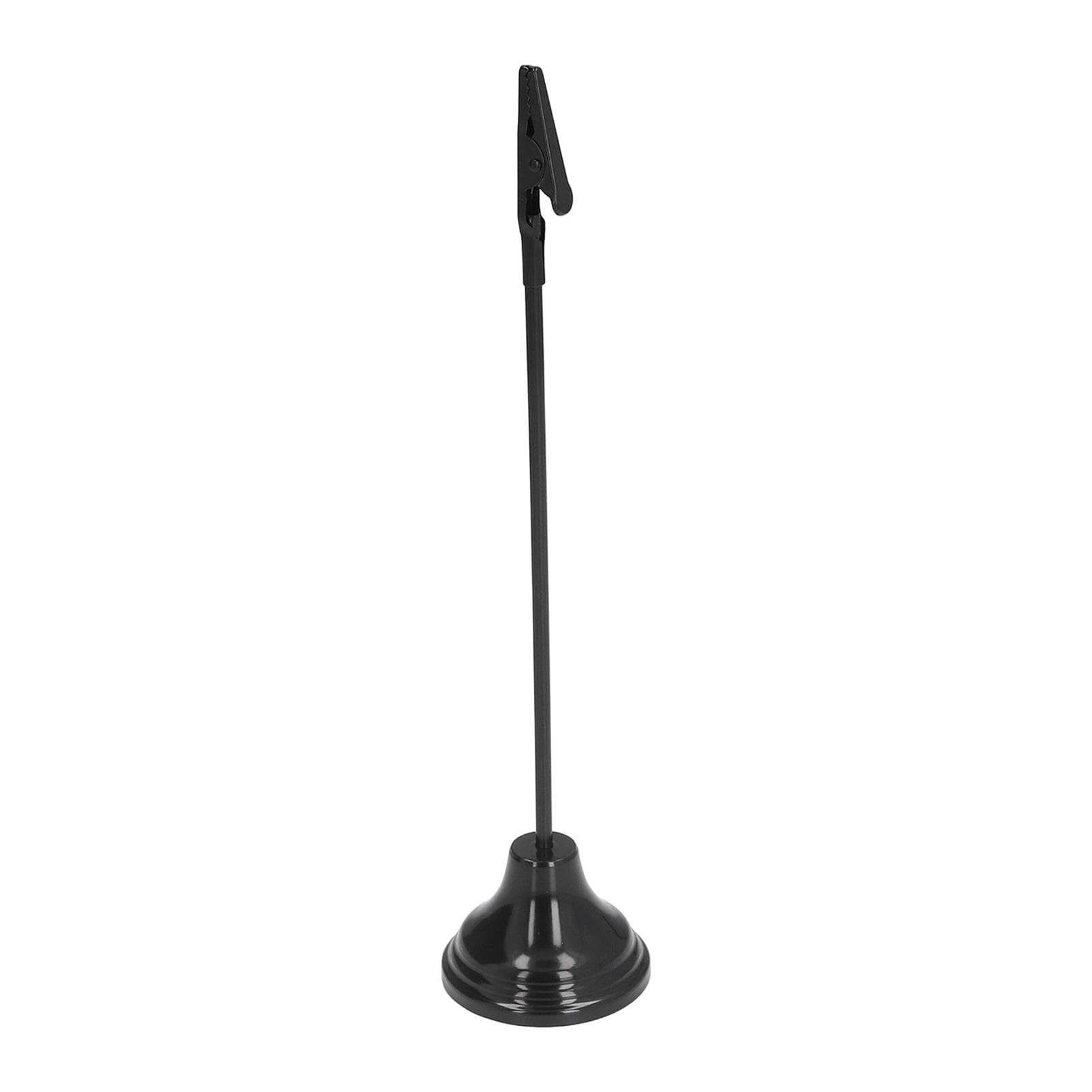 Table Number Holder Sturdy Durable Strong Clips Electroplating Process Stable Place Card Holder for black