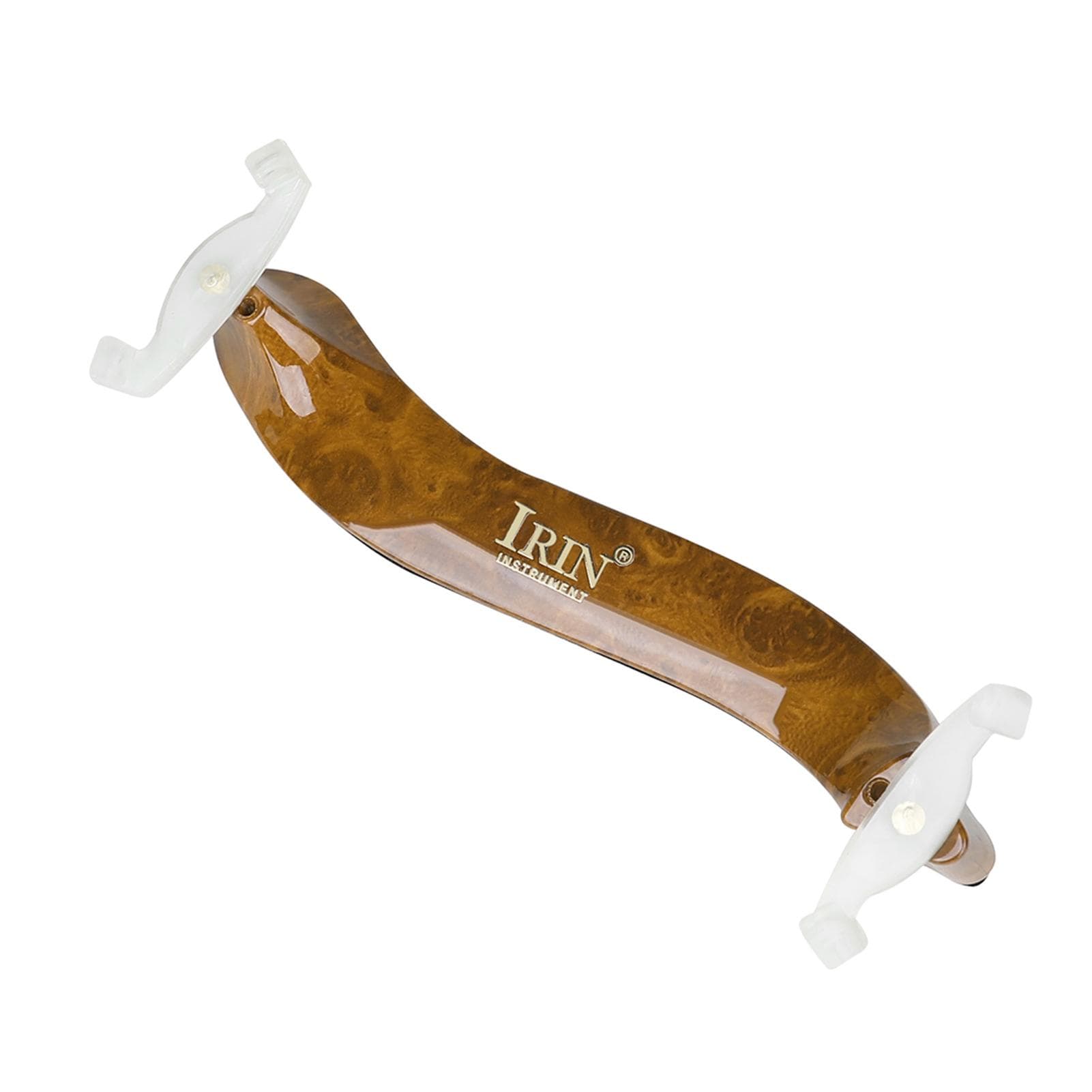 IRIN Violin Shoulder Rest for 4/4 and 3/4 Violins with Adjustable Feet Thick Foam Pad Suitable red