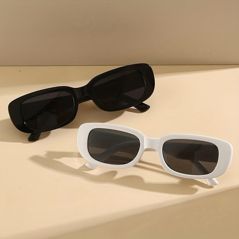 1 2 Pcs Unisex Retro Classic Fashion Glasses for Street Travel Music Festival Casual Wear