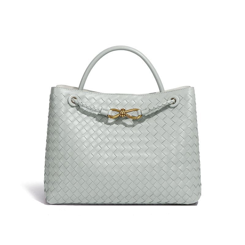 Retro Large-capacity Bag, Women's Hand-woven Bag, Versatile Commuting Handbag, Fashionable and Casual Single-shoulder Crossbody Bag