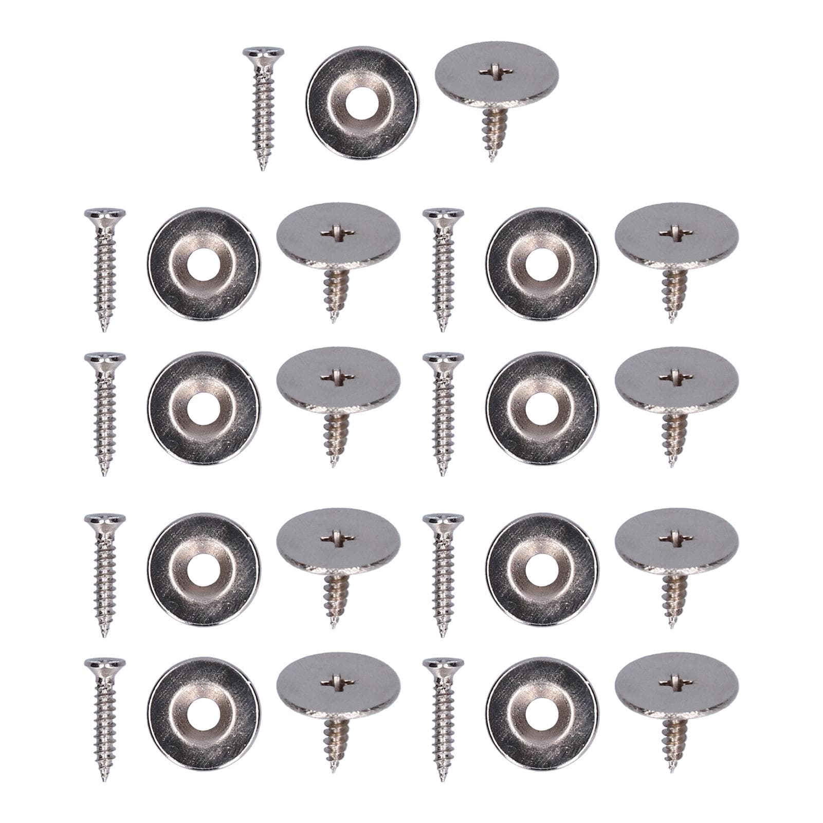 10Set Ultrathin Door Hole Magnet Disc Hole Magnet Countersunk Hole Magnet Circular Magnet