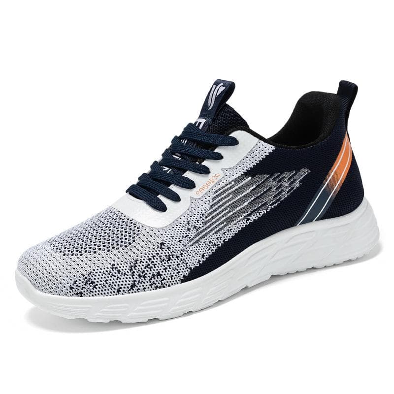 Sports Shoes Spring Breathable Flying Woven Casual Shoes Trendy Fashion Student Travel Shoes 44