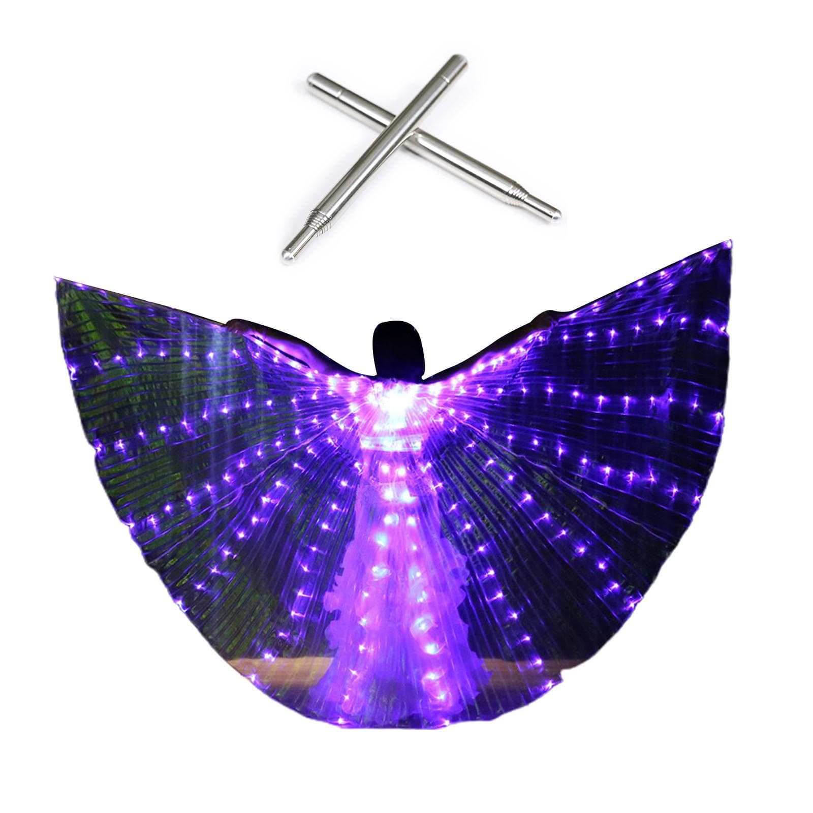 Led Light Emitting Wings Dance Wings Dancing Light Emitting Props Performance Performance Belly
