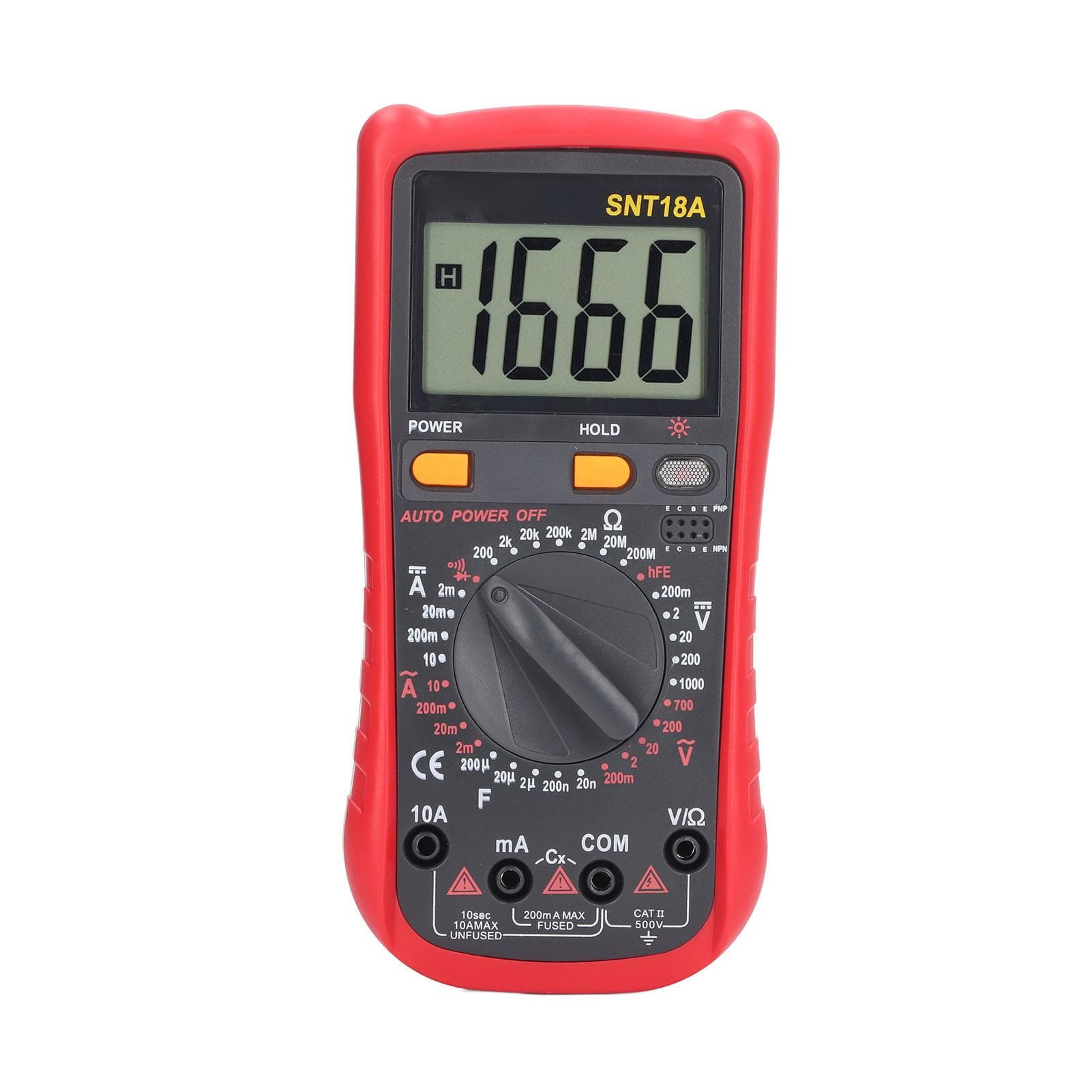 Digital Multimeter and Analyzer 1000V DC 750V AC Current Voltage Meter with Digital Display