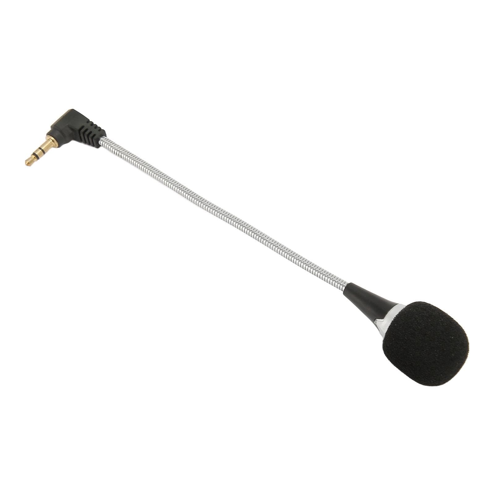 Mini Condenser Microphone Noise Reduction Professional Flexible Gooseneck Microphone for Laptop