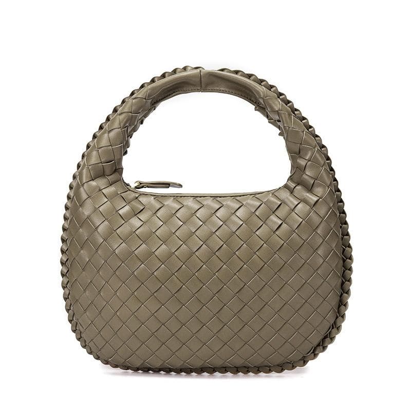Women's Woven Bag, European and American Retro Vegetable Basket, Underarm Bag, Hand Bag, Shoulder Bag