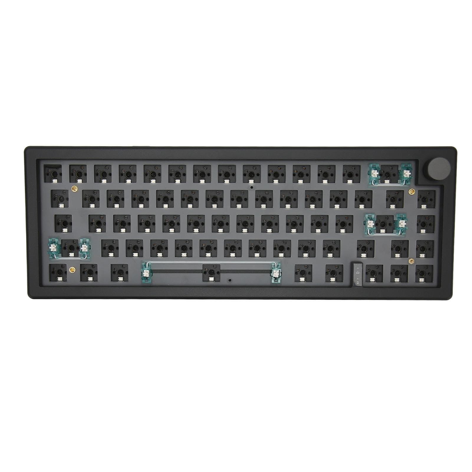 67 Keys DIY Mechanical Keyboard Kit with RGB Knob Wireless 2.4G Bluetooth 5.0 Type C Wired Hot