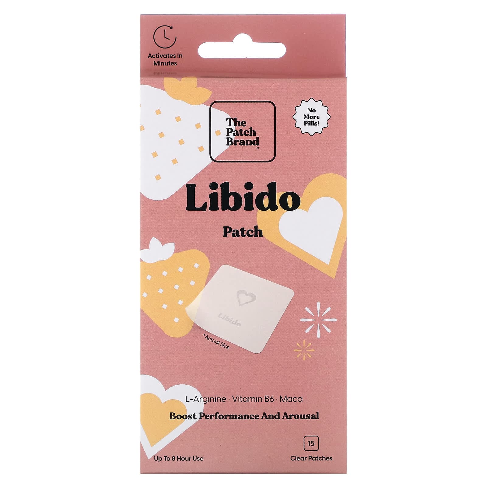The Patch Brand, libido patch, 15 clear patches