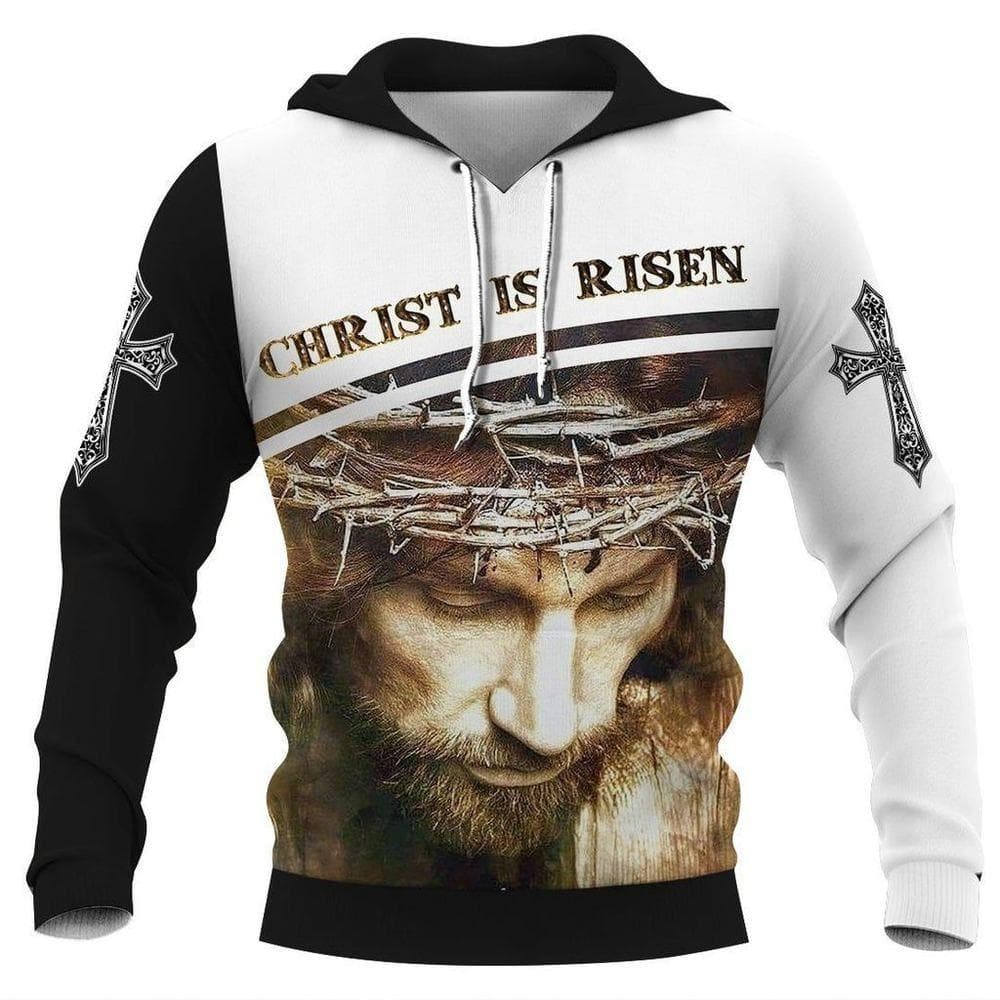 Spring Autumn Christian Jesus Men's Hoodie 3D Print Harajuku Fashion Hooded Sweatshirt Oversized Casual Pullover Tops Jackets 2XL