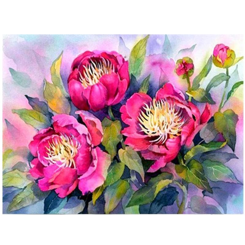 Diamond 5D DIY Diamond Painting Butterfly Flower Diamond Embroidery Cross Stitch 20X30CM