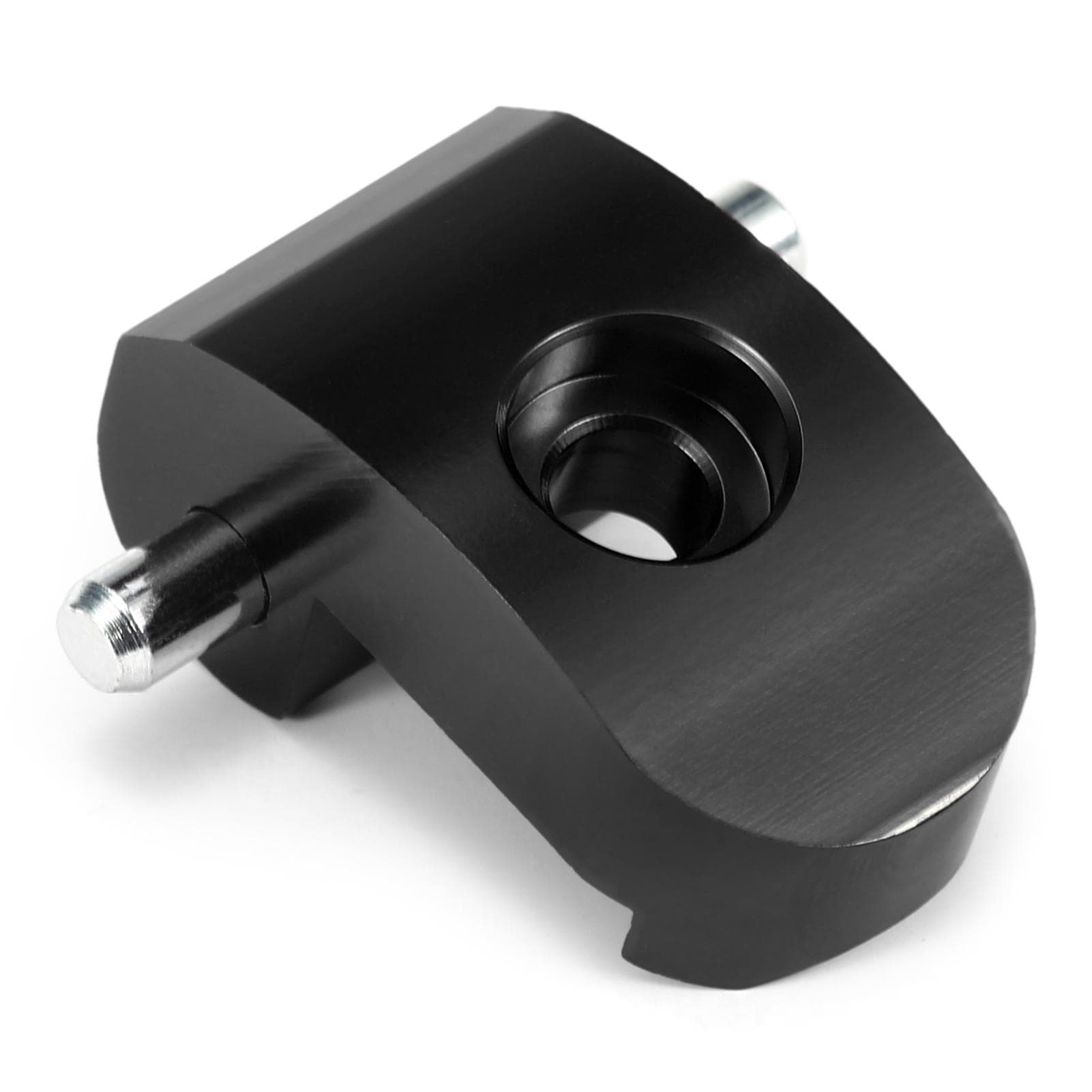 Upgraded Folding Hook Aluminum Alloy Lock Buckle Front Folding Hook Lock for Xiaomi M365 Electric black