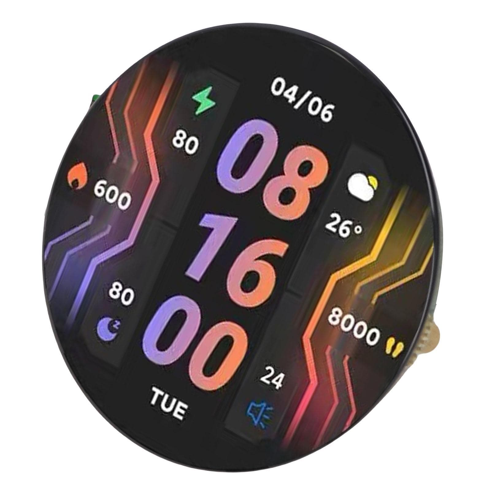 Development Board Fit for ESP32-S3R8 Xtensa 32 Bit LX7 Processor 1.46 Inch Round Touch Display LCD