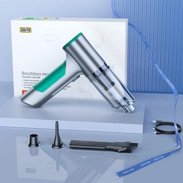 20000Pa Car Vacuum Cleaner 3 in 1 Wireless Portable Vacuum Cleaner Handheld Vacuum Pump For Home Electronic Car Accessories white