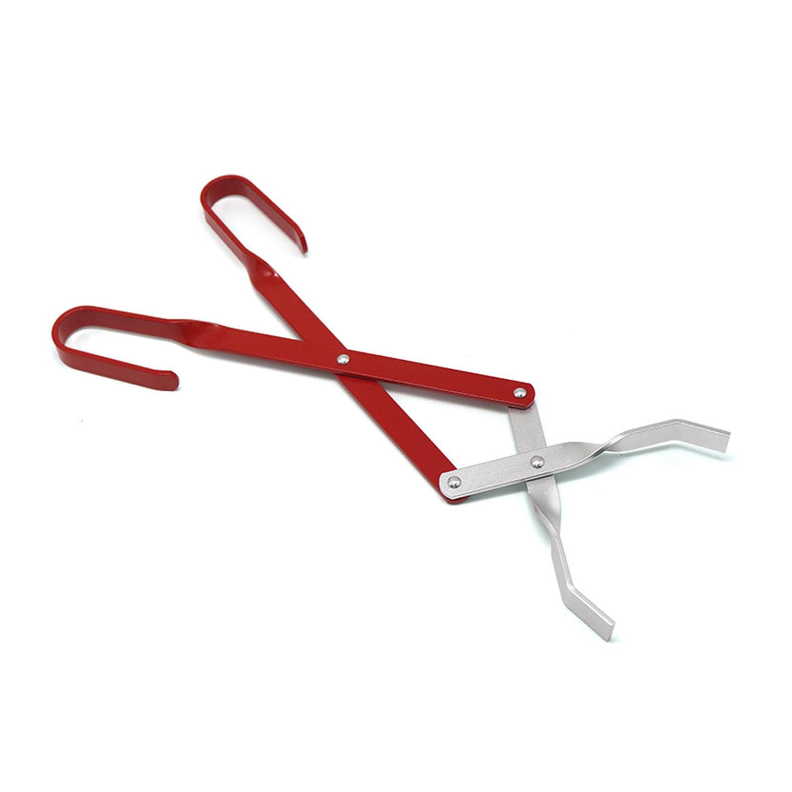 Firewood Tong Aluminum Long Handle Campfire Tong Coal Grabber for Kitchen Outdoor Camping Barbecue