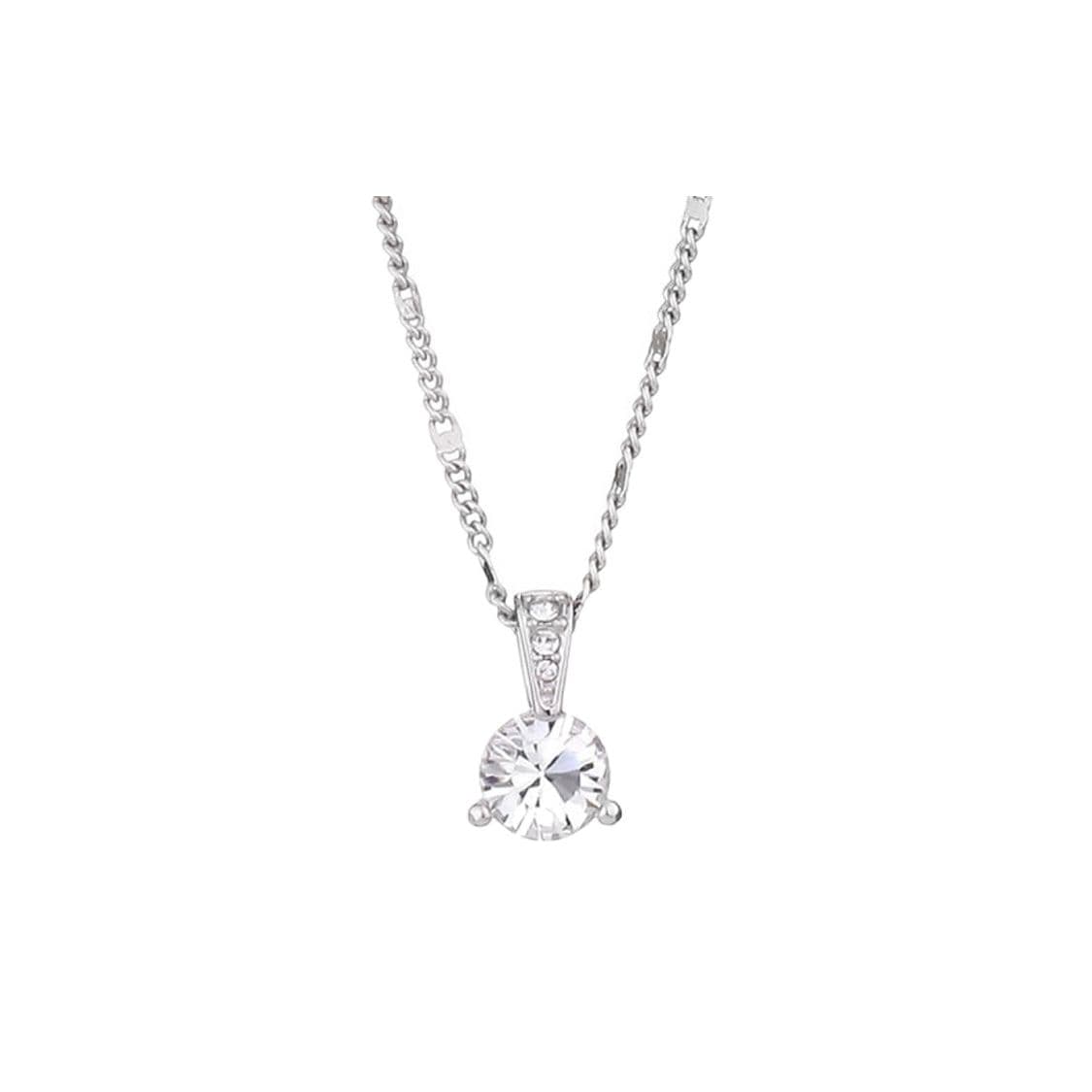 Swarovski Angel Kiss Necklace Pendant Women necklaces Silver 1800045 Box (Random Color)