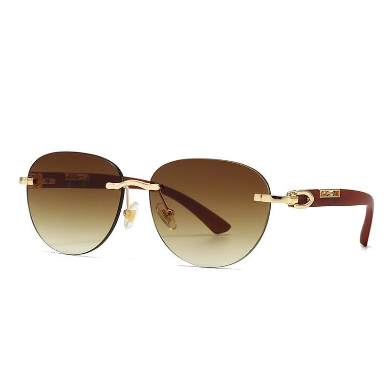 Metal Round Sunglasses Retro European American Star Trendy Street Style Fashion Sunglasses 3073