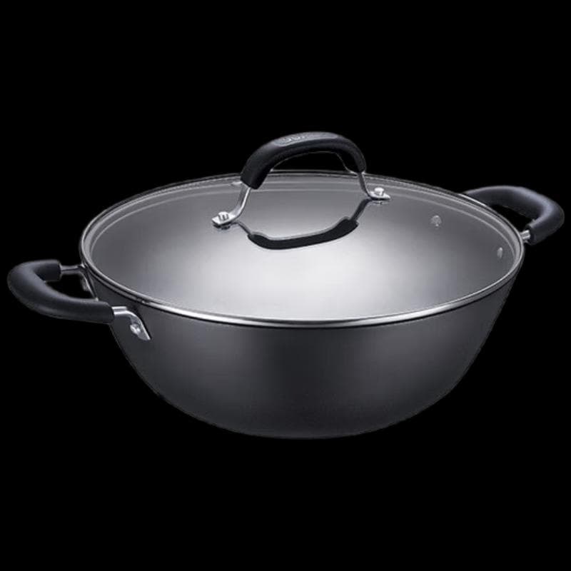 SUPOR 34cm Uncoated Cast Iron Deep Wok