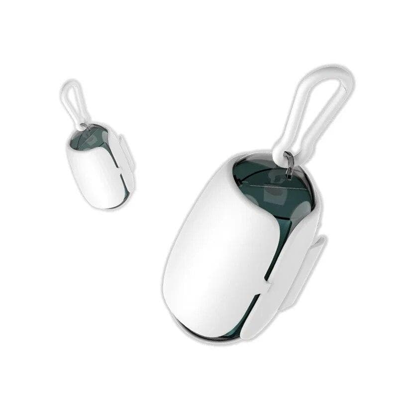 Portable Dog Poop Bags Pet  Poop Bags Dispenser Puppy Pick Up Poop Bag Holder Pet Dog Accessories  Bags white