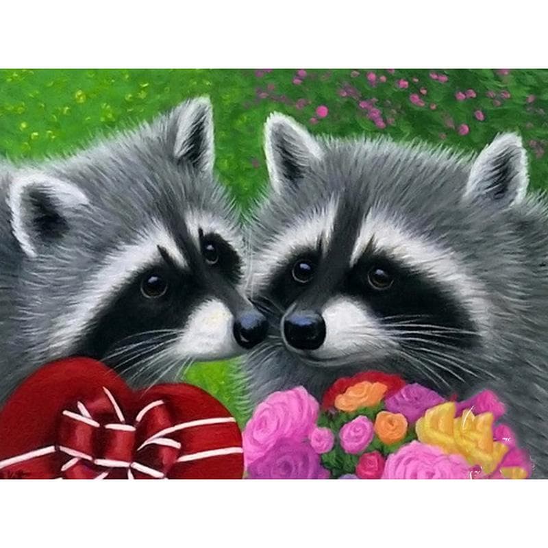 5D DIY Diamond Painting Mosaic Cute Bear Diamond Rhinestone Embroidery Cross Stitch Home Decor 20X30CM